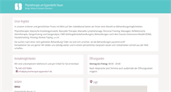Desktop Screenshot of physiotherapie-eppendorf.de